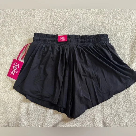 Justice Black Kids Shorts - Picture 2 of 2